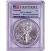 Image 1 : 2015-(W) $1 American Silver Eagle Coin PCGS MS69 First Strike West Point Mint