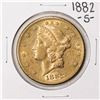 1882-S $20 Liberty Head Double Eagle Gold Coin