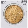 1899-S $20 Liberty Head Double Eagle Gold Coin