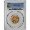 1911 $5 Indian Head Half Eagle Gold Coin PCGS VG08