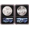 Image 2 : Lot of 2020-(S) & 2020-(W) $1 American Silver Eagle Coins NGC MS69