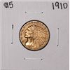 1910 $5 Indian Head Half Eagle Gold Coin
