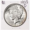 1923-D $1 Peace Silver Dollar Coin