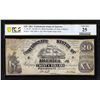 1861 $20 Confederate States of America Note T-18 PF-29 CR-134 PCGS Very Fine 25