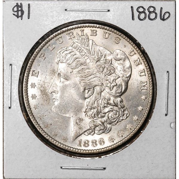 1886 $1 Morgan Silver Dollar Coin