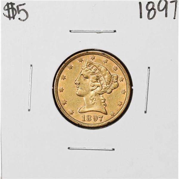 1897 $5 Liberty Head Half Eagle Gold Coin