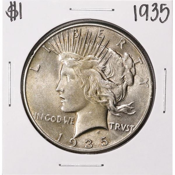 1935 $1 Peace Silver Dollar Coin