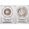 Image 2 : Lot of 1991-S Mount Rushmore Clad Half Dollar & Silver Dollar Coins PCGS PR69DCAM
