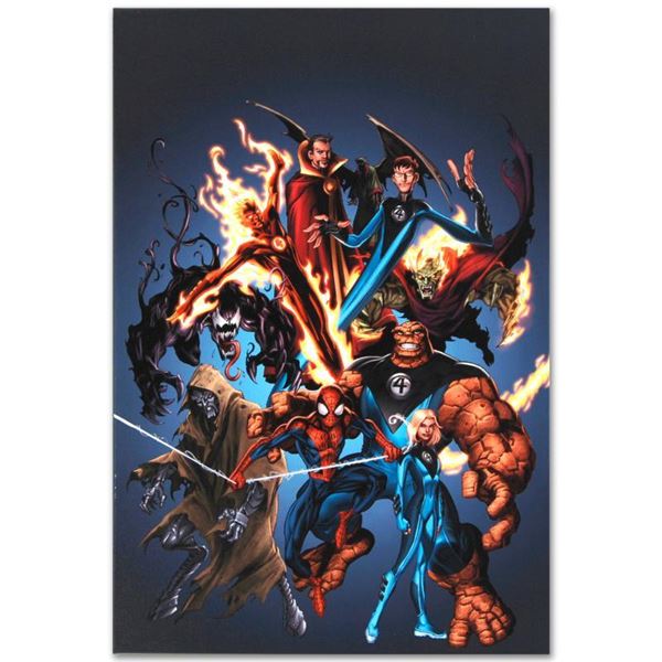 Marvel Comics Limited Edition Giclee On Canvas