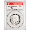 Image 1 : 2017-S Proof Kennedy Half Dollar Coin PCGS PR70DCAM FDOI John Mercanti Signature