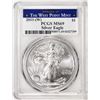 Image 1 : 2011-(W) $1 American Silver Eagle Coin PCGS MS69 West Point Mint