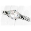 Image 4 : Rolex Ladies Stainless Steel Silver Index Sapphire and Diamond Datejust Wristwatch