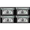 Image 1 : (4) Consecutive 1950A $50 Federal Reserve Notes Fr.2108-D PMG Ch. Uncirculated 64EPQ