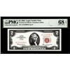 Image 1 : 1963 $2 Legal Tender Note Fr.1513 PMG Superb Gem Uncirculated 68EPQ