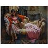 Image 1 : Vicente Romero "Reading Time" Limited Edition Giclee on Canvas