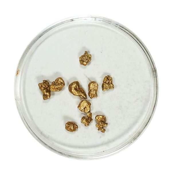 Gold Nuggets 1.93 Grams Total Weight