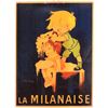 Image 1 : La Milanaise Carboard Advertising Sign  [166653]