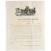 Image 1 : Rare Illustrated Fire Wagon Handbill, 1874  [168116]