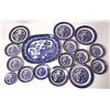 Image 1 : Blue Willow China (35 pieces)  [153270]