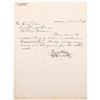 Image 1 : E J Raddadtz Signed Letter  [165172]