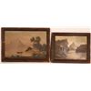 Image 1 : Country Landscape Paintings, Framed (2)  [169410]