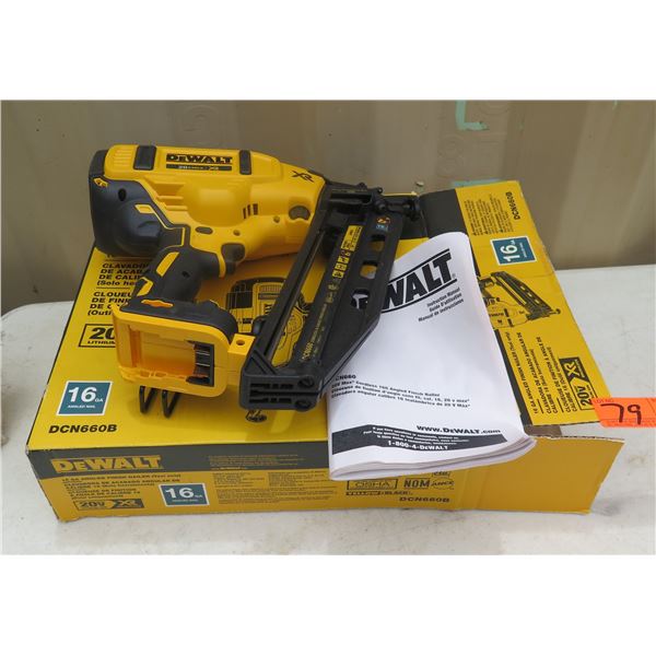 DeWalt DCN660 Cordless Finish Nailer in Box