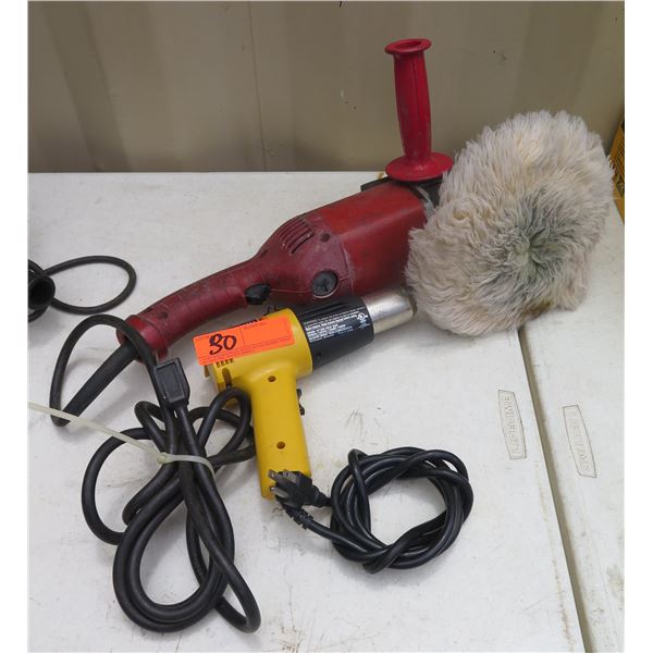 Wagner HT1000 Heat Gun & Milwaukee 6072 Sander