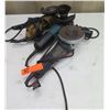 Image 1 : Qty 3 Angle Grinders: Makita 9554NB, DeWalt 402, etc