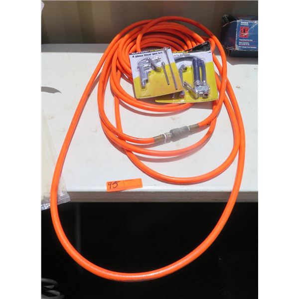 Pneumatic Tire Inflator, Blow Gun Kit & Hose