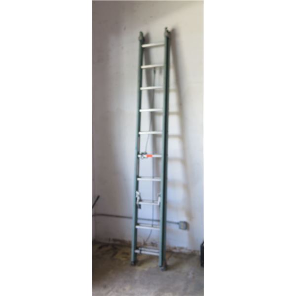 Blue Metal Extension Ladder