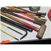 Image 2 : Multiple Landscape Tools: Shovels, Pry-Bars, Sledgehammers, etc