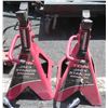 Image 2 : Qty 2 Powerbuilt Jack Stands, Service Jack & Tire Iron