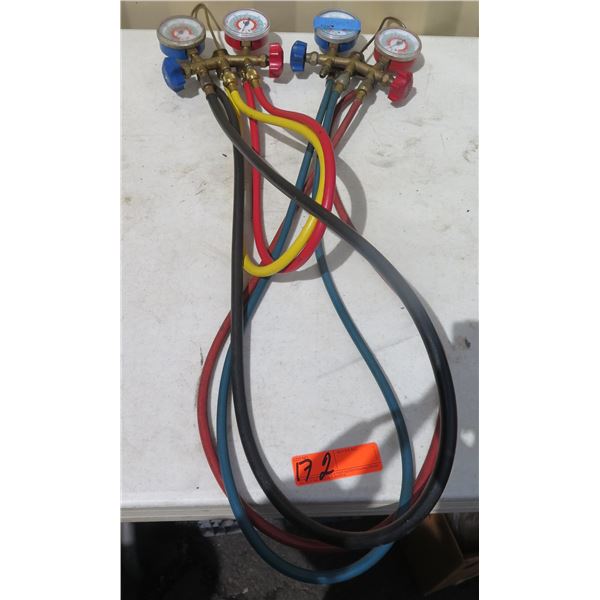 Qty 2 Sets Welding Hoses & Gauges