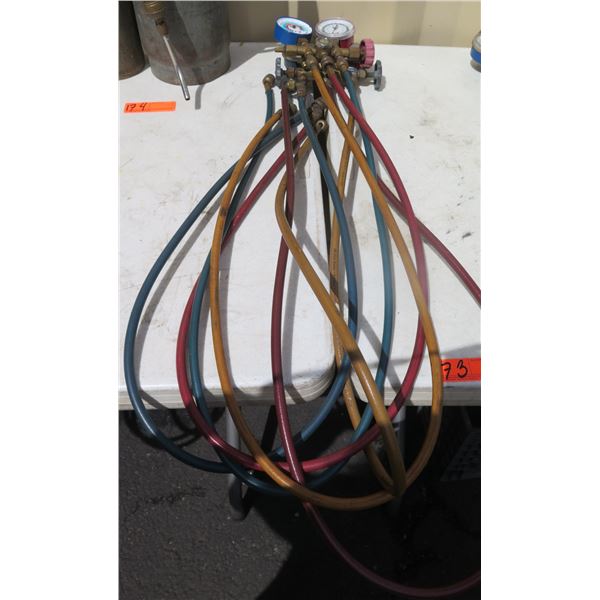 Qty 2 Sets Welding Hoses & Gauges