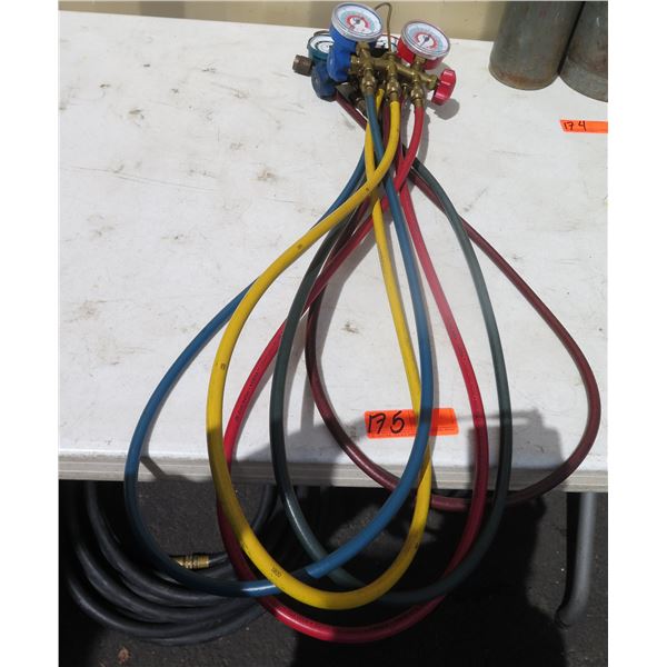 Qty 2 Sets Welding Hoses & Gauges