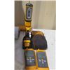 Image 1 : Qty 2 Fluke 52II Thermometers, DeWalt DCL050 Work Light, Case, etc