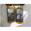 Image 2 : Qty 2 Fluke 52II Thermometers, DeWalt DCL050 Work Light, Case, etc