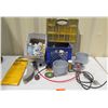 Image 1 : Misc Tools & Hardware:  Organizer, Cables, Saw Blades, etc
