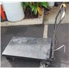 Image 1 : Torin Jack Metal Scissor-Lift Table Platform Dolly