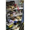 Image 1 : Contents of Shelf:  Hardware, Contactors, Safety Tape, Lights, etc (Shelf not included)