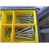 Image 2 : Stanley Plastic Organizer w/ Misc Hardware: Screws, Washers, etc
