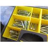 Image 3 : Stanley Plastic Organizer w/ Misc Hardware: Screws, Washers, etc