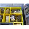 Image 3 : Stanley Plastic Organizer w/ Misc Hardware: Screws, Nails, etc