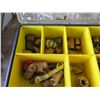 Image 2 : Stanley Plastic Organizer w/ Misc Hardware: Fittings, T's, Elbows, etc