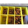 Image 2 : Stanley Plastic Organizer w/ Misc Hardware: Fittings, Connectors, Elbows, etc