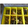 Image 2 : Stanley Plastic Organizer w/ Misc Hardware: Fittings, T's, Elbows, etc