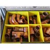 Image 2 : Stanley Plastic Organizer w/ Misc Hardware: Fittings, Connectors, Elbows, etc