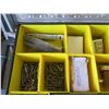 Image 2 : Stanley Plastic Organizer w/ Misc Hardware: Screws, Fittings, etc