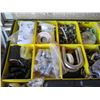 Image 2 : Stanley Plastic Organizer w/ Misc Hardware: Nuts & Bolts, Fittings, etc