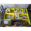 Image 1 : Stanley Plastic Organizer w/ Misc Hardware: Fittings, Valves, Elbows, etc